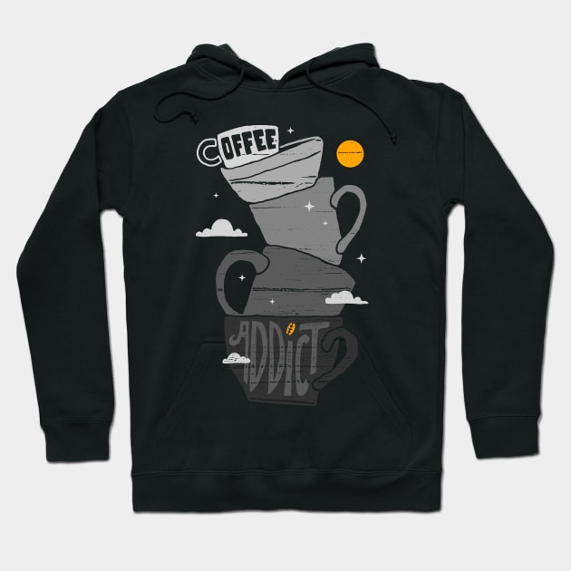 Coffee Addict Hoodie by quilimo